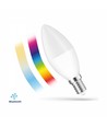 E14 4,9W Smart LED kaarslamp - RGBW+CCT, Bluetooth
