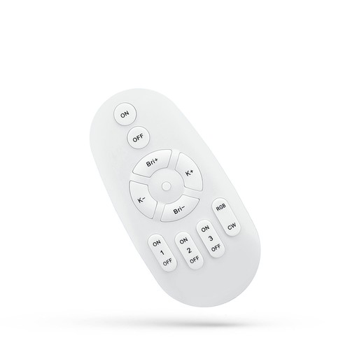 Bluetooth afstandsbediening voor RGB+CCT - IP20, voor AAA batterij, compatibel met Google Assistant en Alexa