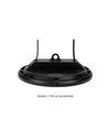 200W LED high bay, 180lm/W - DALI dimbaar, 90 graden, IP65, IK08, zwarte behuizing
