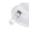 6W Algine 2-in-1 inbouw/opbouw paneel - 125lm/W, Ø11,5cm, 3000K, witte rand, rond