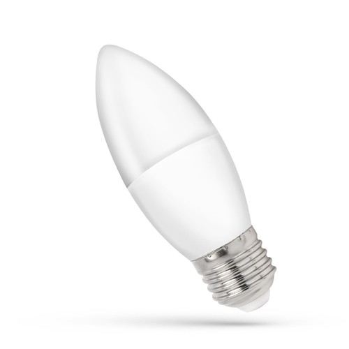 E27 4W LED-kaarslamp - C37, 200 graden, 230V