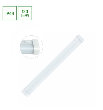 60cm 15W Aquatica LED-armatuur - IP44, rond, voor de badkamer of keuken