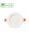 12W Ø14cm Dure 3 Max inbouwpanel - 133lm/W, IP44, 4000K, witte rand, Gat: Ø11cm, 5 jaar garantie