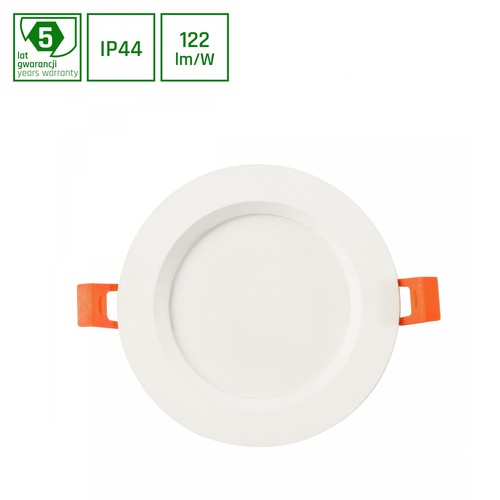 18W Ø19cm DURE 3 MAX inbouwpanel - 122lm/W, IP44 badkamer, 3000K, 5 jaar garantie