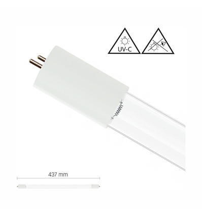 Fluorescerende buis 15W TUV UVC - Spectrum