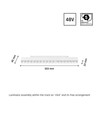 17W DALI SHIFT Grid M Railverlichting - 35°, Wit, 30.3x2.3x4.2cm