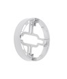 12W Ø17cm 2-in-1 inbouw / opbouw paneel - 125lm/W, 3000K, rond, witte rand
