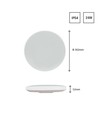 NYMPHEA 24W – Koud Wit, 230V, 115°, IP54, IK04, Ø320x52, Wit/Zwart, Rond met Pendel