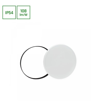 32W LED sensorlamp - IP54, 3450lm, 6000K, koud wit, ingebouwde sensor