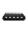 GRID Model L - Inbouw Grid 47x45x147 mm, 13W, 45° Zwart