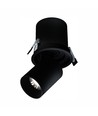 IN OUT - Model M - Inbouw Downlight, 12W 36° 100x110 mm, Zwart zonder lichtbron