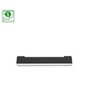 12W System Line S lineaire module, 24V - 33,7cm, RA90, 3000K, Osram LED, IP20, zwarte behuizing