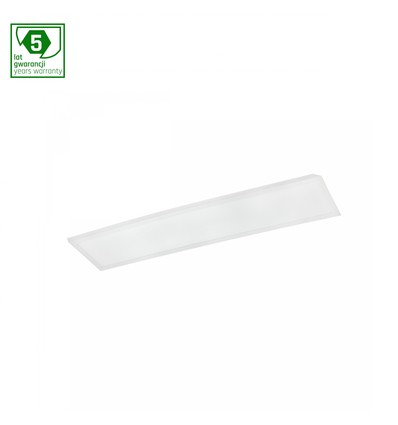 30x120 LED paneel, 40W - 135lm/W, UGR19, 3000K, 5 jaar garantie, witte rand, incl. driver