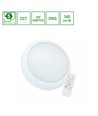 18W/24W Nymphea City Pro 2 CCT LED plafondlamp - 3500lm, IP65, IK08, ingebouwde sensor, afstandsbediening, 5 jaar garantie