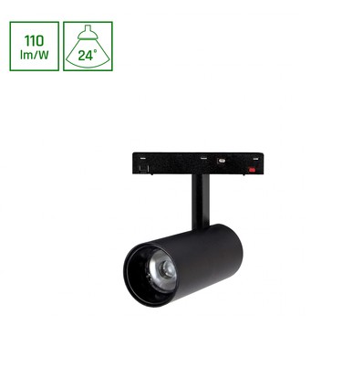 10W SHIFT Basic Spot armatuur - 3000K, Zwart, 50x110x170mm