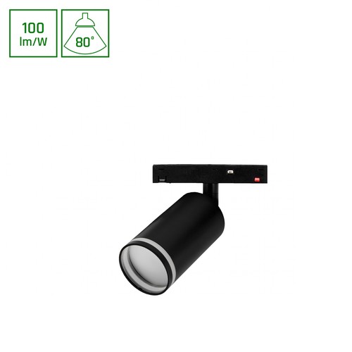 6W SHIFT Basic Spot S Richtbare lamp - 3000K, Zwart, 55x100x160mm