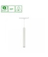 12W Dimbare SHIFT smart Hangit hanglamp voor railsysteem - 25°, Wit, Ø40x297 (90cm kabel), CCT/Dim, Zigbee