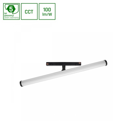 12W Dimbaar SHIFT Beam railsysteem spot Ø28x40x7,5mm - 150°, CCT, Zwart, Zigbee