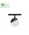 5W dimbaar SHIFT SMART spanningsrailverlichting Ø100x130mm - 165°, CCT, zwart, Zigbee