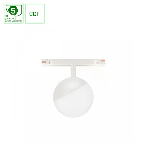 5W dimbaar SHIFT Smart-railspot Ø100x130mm - 165°, CCT, wit, Zigbee