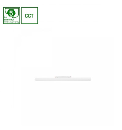 17W dimbaar SHIFT Smart-Line spanningsrail verlichting 60,2cm - 100°, wit, CCT, Zigbee