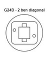 G24D naar E27 adapter