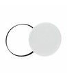 40W neutraal wit 230V 115° IP54 Ø485x70 wit/zwart rond met sensor