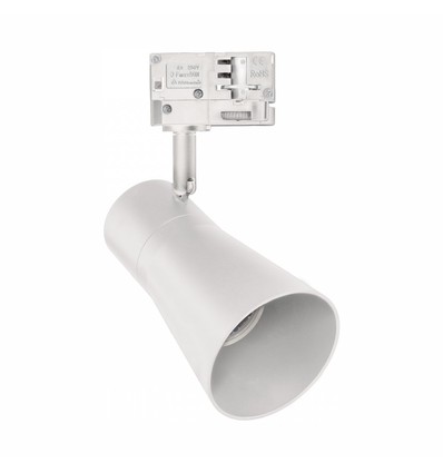 MADARA Scandi GU10 - zonder lichtbron, 3-fase rails (3 circuits), 250V, IP20, 80x140x180, wit