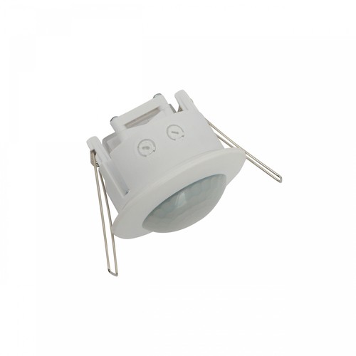 Bewegingssensor voor inbouw - LED-vriendelijk, wit, PIR infrarood 360°, IP20 binnen, 230V, Spectrum