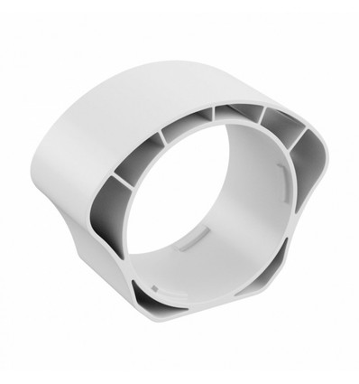 Limea Vario rechte connector voor waterdicht armatuur - Wit, 5 jaar garantie, PC kunststof