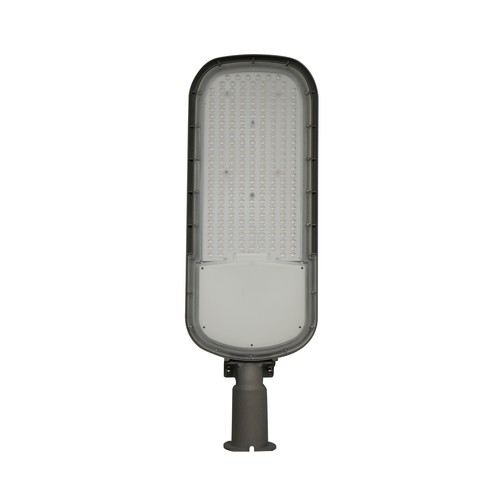200W schemering LED straatlamp - Schemeringssensor, Ø60 mm, grijs, IP65, IK09, 230V