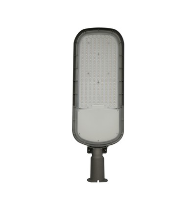 200W schemering LED straatlamp - Schemeringssensor, Ø60 mm, grijs, IP65, IK09, 230V
