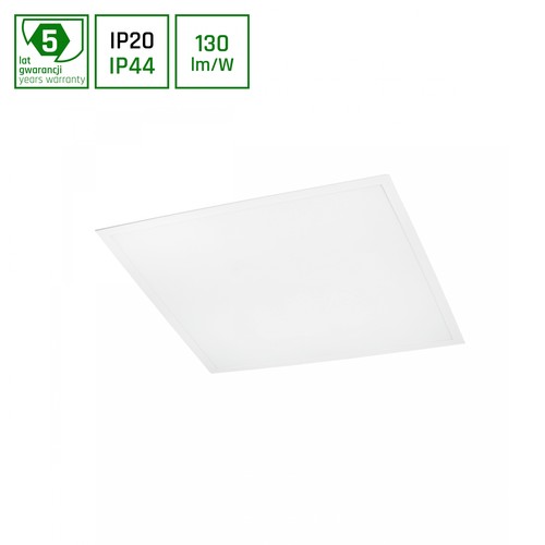60x60 PHILIPS driver LED paneel, 40W - 130lm/W, IP44, 5 jaar garantie, 3000K