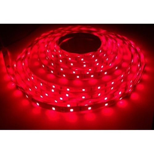 5m 4,8W/m Nabij-infrarood 730nm LED strip - 24V DC, IP20, 60 LED's per meter