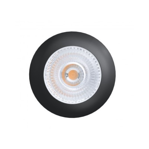 LEDlife Unni68 meubelspot - Gat: Ø5,6 cm, Afmeting: Ø6,8 cm, RA95, zwart, 12V DC