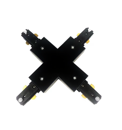LEDlife X-connector voor railspots - Zwart, 1-fase, 1F3W