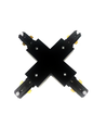 LEDlife X-connector voor railspots - Zwart, 1-fase, 1F3W
