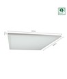 60x60 ALGINE DUO 2-in-1 LED paneel, 30W - 133lm/W, neutraal wit, 5 jaar garantie