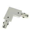1-fase L-connector voor railspots - Wit, 1F3W
