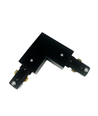 LEDlife L-connector voor rails spots - Zwart, 1-fase, 1F3W