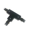 LEDlife T-connector voor rails spots - Zwart, 1-fase