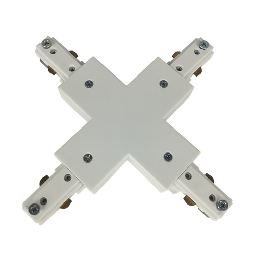 LEDlife X-connector voor railspots - Wit, 1-fase, 1F3W