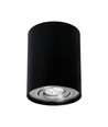 CHLOE GU10 IP20 ROND ZWART/ZILVER KANTELBARE SPOT