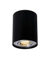 CHLOE GU10 IP20 ROND ZWART/ZILVER KANTELBARE SPOT