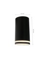 CHLOE MINI RING GU10 opbouwspot - Ø5,5cm, IP20, wit, zonder lichtbron