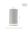 Chloe Mini Ring plafondspot - Wit, GU10, Ø5,5cm, zonder lichtbron, IP20 binnenshuis