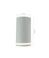 Chloe Mini Ring plafondspot - Wit, GU10, Ø5,5cm, zonder lichtbron, IP20 binnenshuis