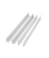 60x60 opbouwframe voor LED paneel - Wit, hoogte 4,5-5cm, voor Algine armaturen