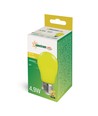E27 4,9W Gele LED-lamp - A50, mat