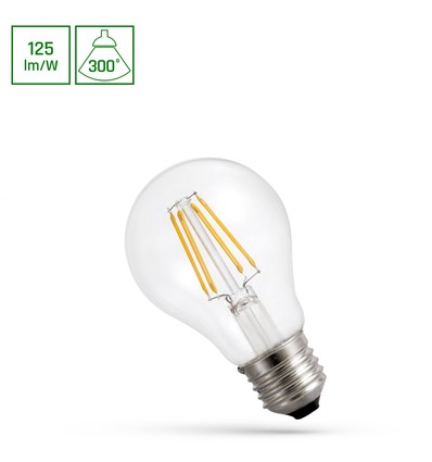 E27 7W LED lamp - 770lm, A60, warm wit, 125lm/W